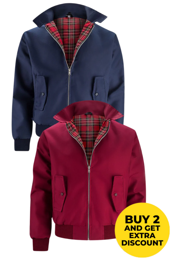 HARRY STONE'S JACKET BUNDLE: OXFORD BLUE + OXBLOOD BURGUNDY